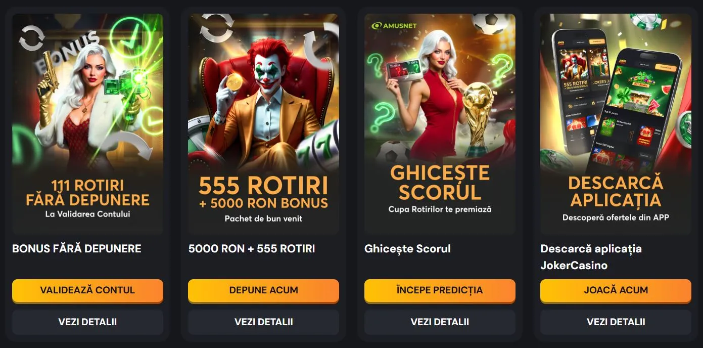 cele mai noi cazinouri online Tipuri de bonusuri la cazinourile online din Rom&acirc;nia